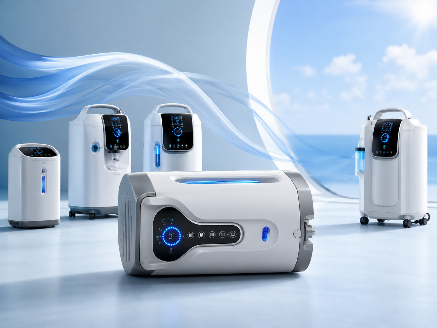 Oxygen flow delivery system for hyperbaric chambers