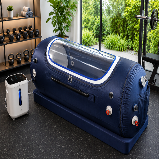 MACY-PAN ST801 soft lying portable hyperbaric chamber at 1.5 ATA for athlete home recovery