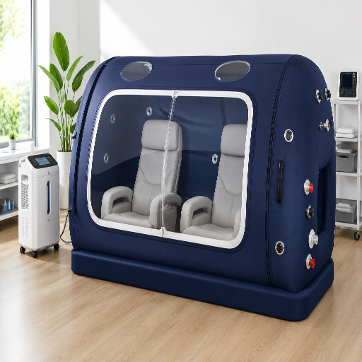 MACY-PAN ST2200 soft sitting portable hyperbaric chamber, 1.5 ATA, two-person size for clinics