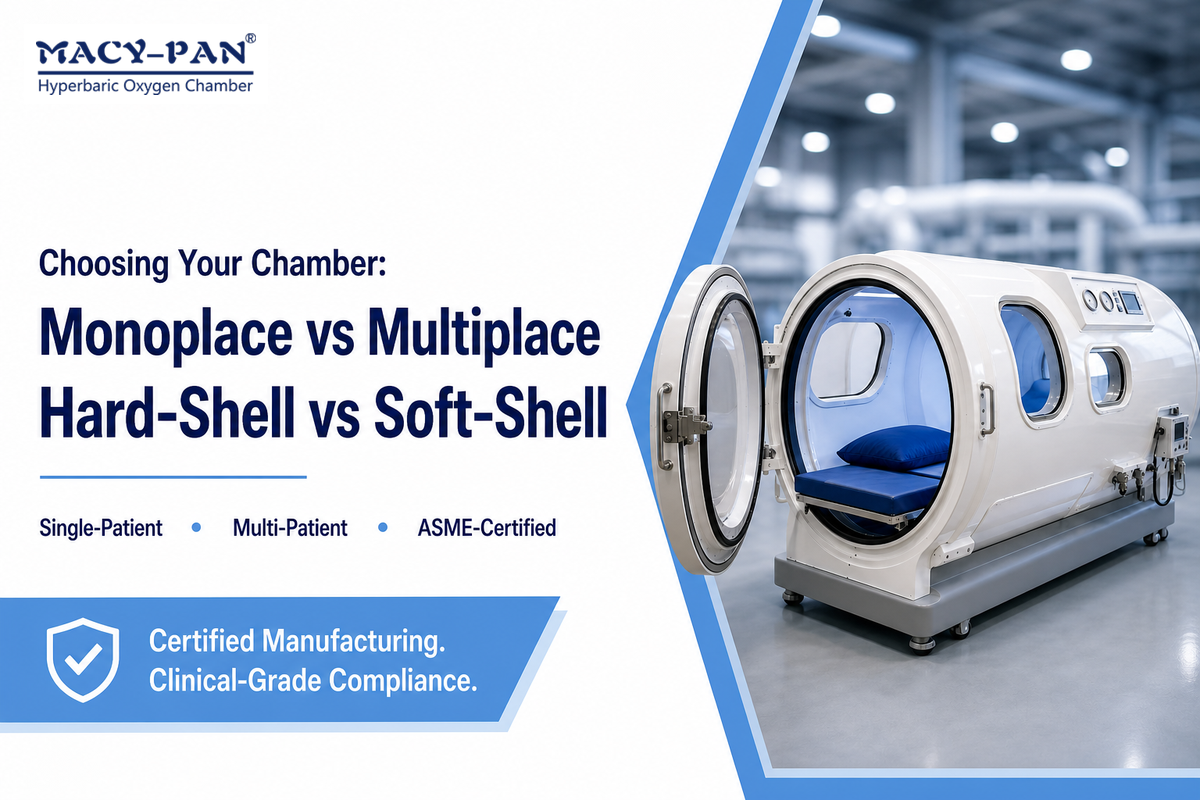 Choosing Your Chamber: Monoplace vs Multiplace, Hard-Shell vs Soft-Shell — MACY-PAN
