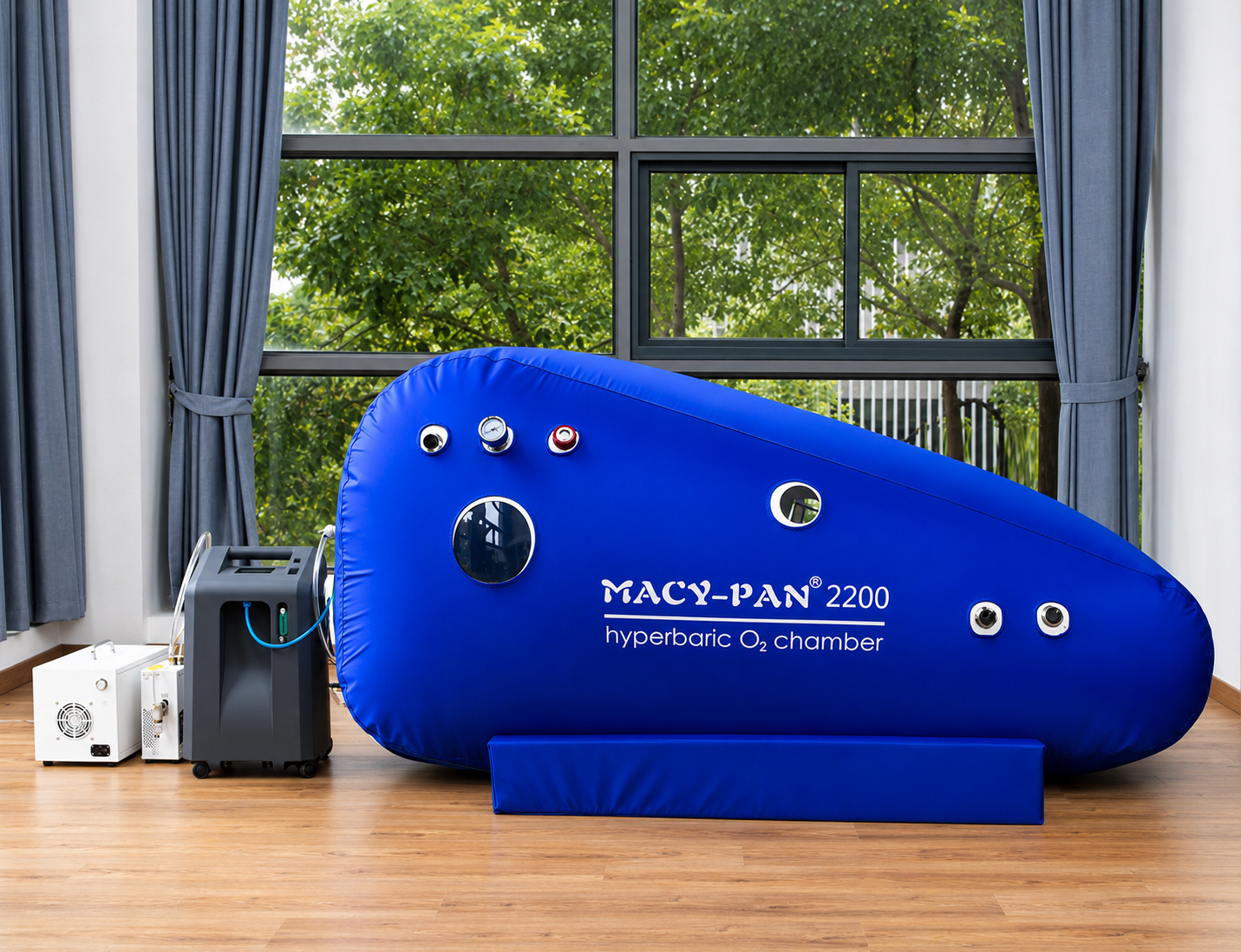 2.0 ATA medical-grade hyperbaric chamber