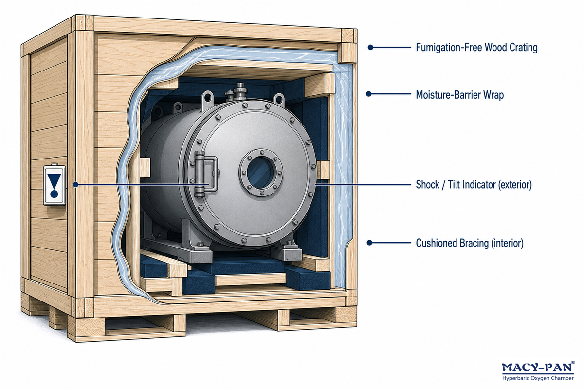 Packaging and Crating: How a Pressurized Steel Vessel Survives a 30-Day Ocean Voyage — MACY-PAN