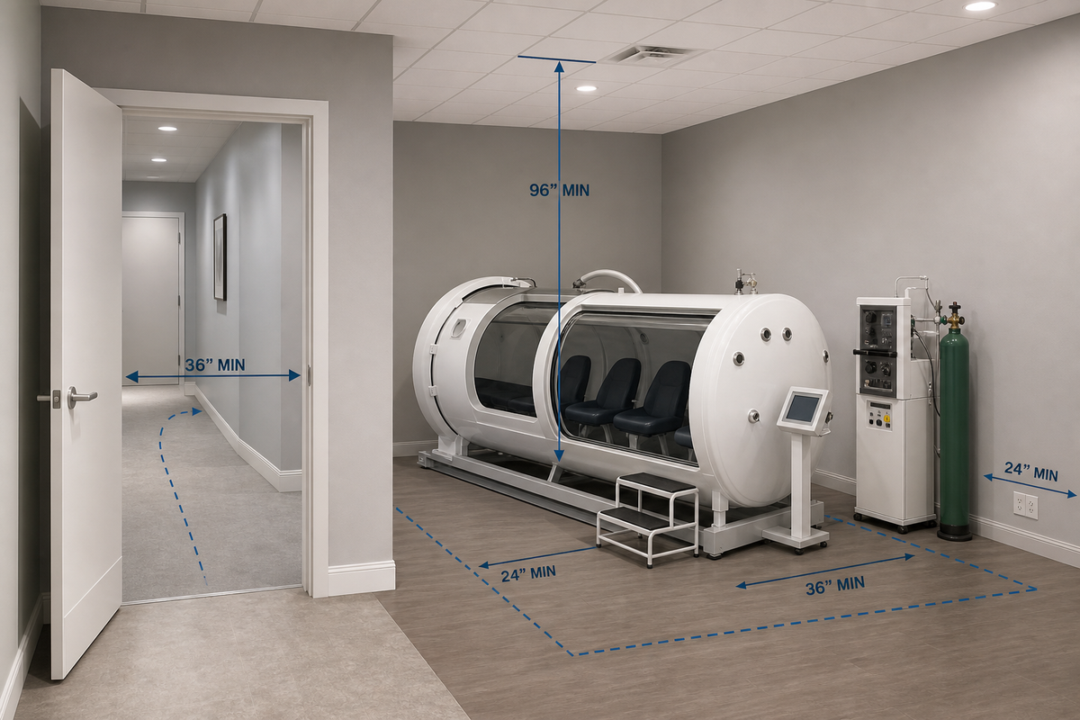 Confirm room fit, doorway access, floor load, and service clearance — MACY-PAN