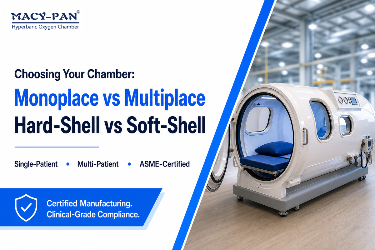 Choosing Your Chamber: Monoplace vs Multiplace, Hard-Shell vs Soft-Shell — MACY-PAN