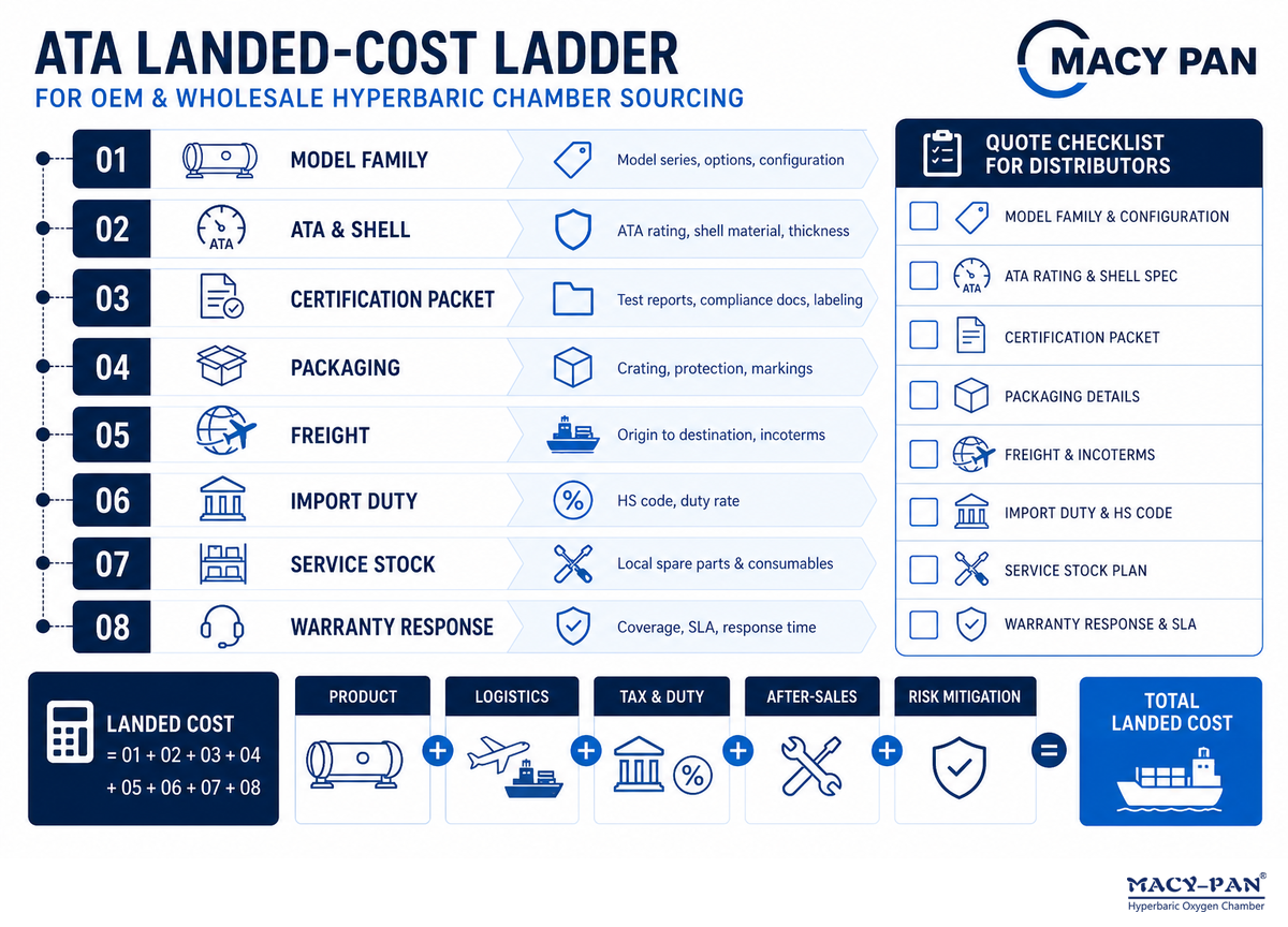7. OEM and Wholesale Pricing: Use the ATA-Landed Cost Ladder — MACY PAN