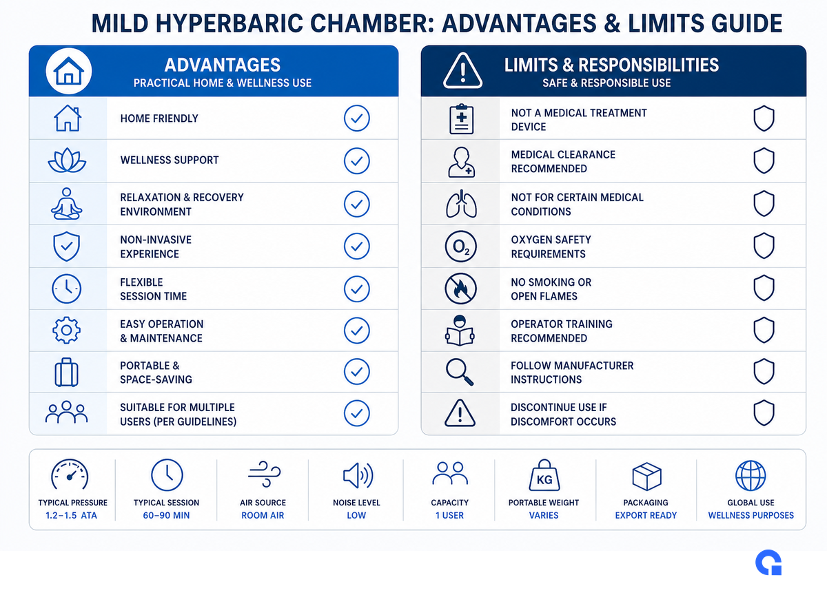 Advantages and Limits of Mild Hyperbaric Chambers — MACY-PAN