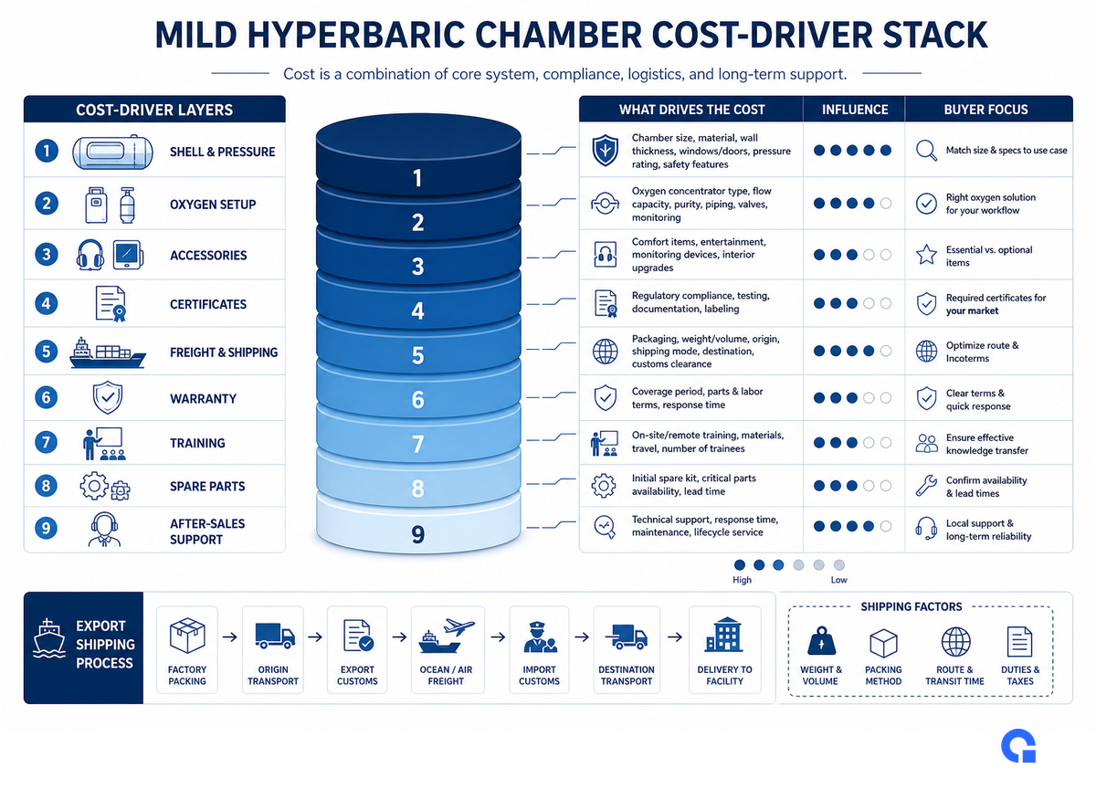 Mild Hyperbaric Chamber Cost Drivers — MACY-PAN