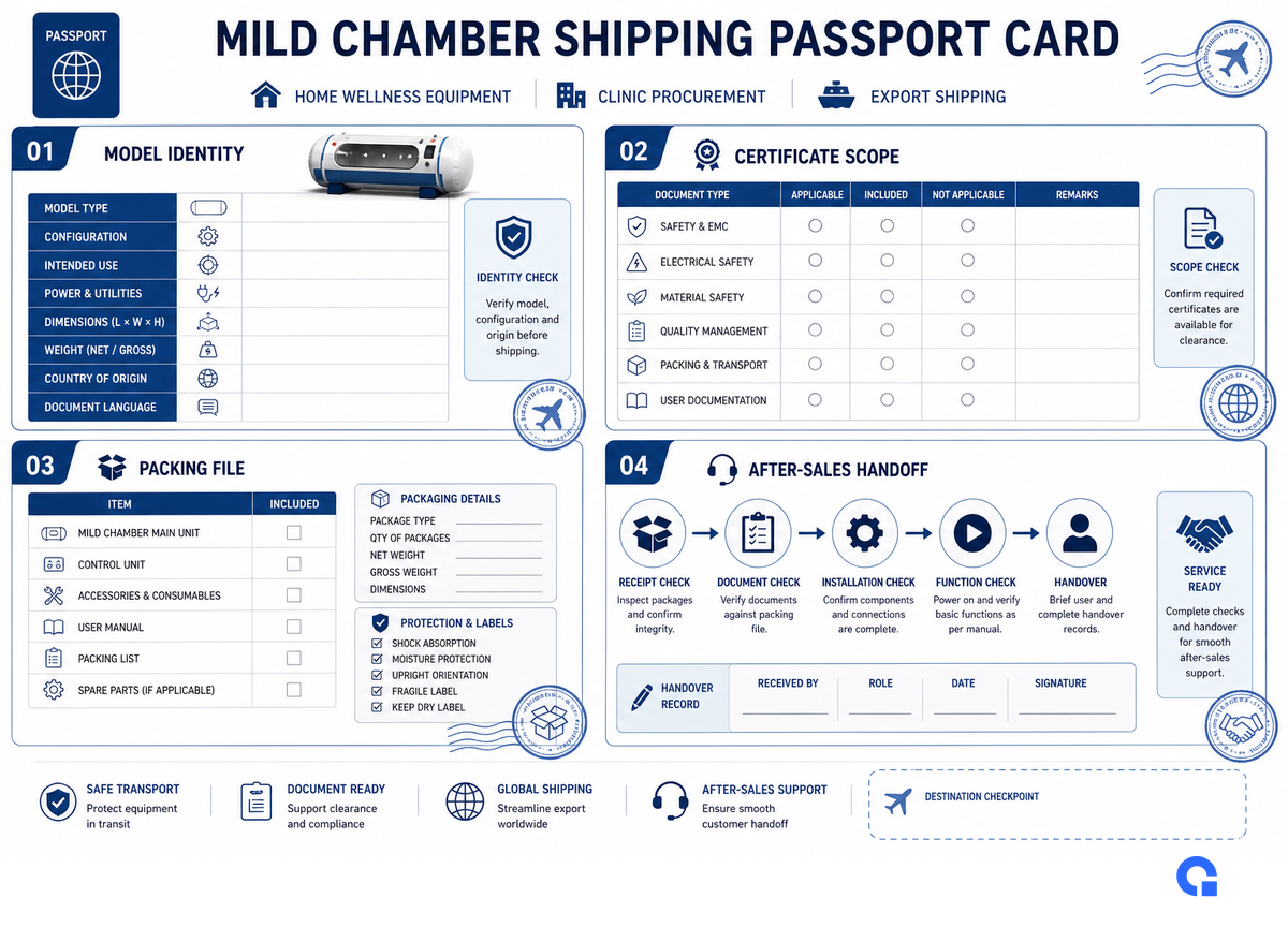 The Mild Chamber Shipping Passport — MACY-PAN