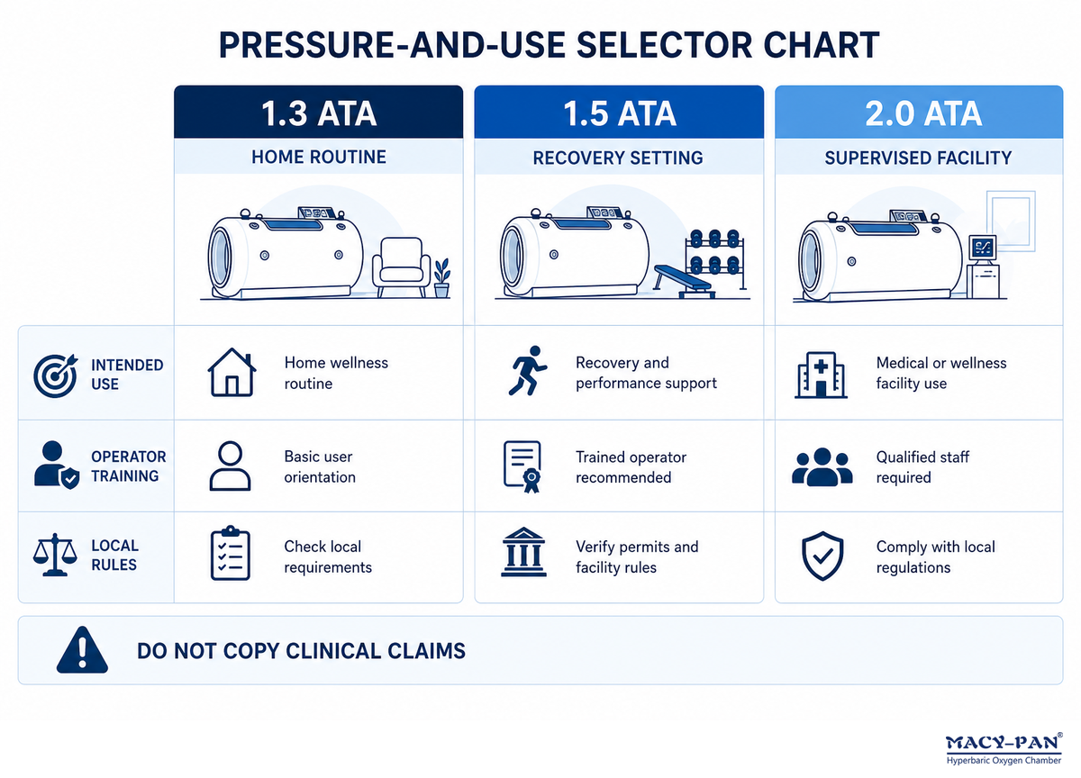Start With Pressure Range and Intended Use — MACY-PAN