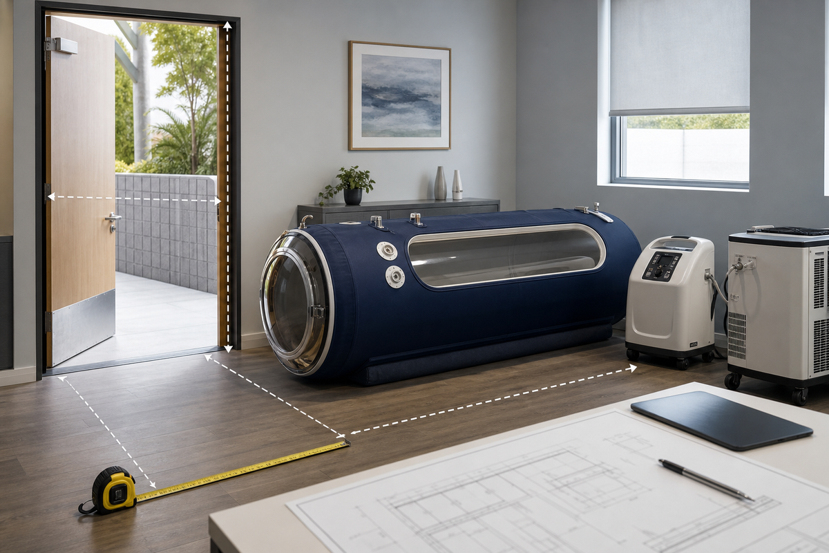Check Home Hyperbaric Chamber Size, Entry Style, and Room Fit — MACY-PAN