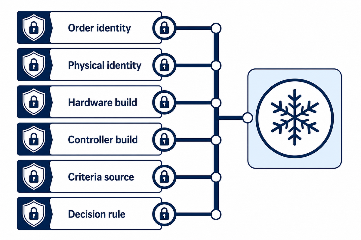 Freeze the Model, Revision, Software, and Acceptance Basis — MACY-PAN