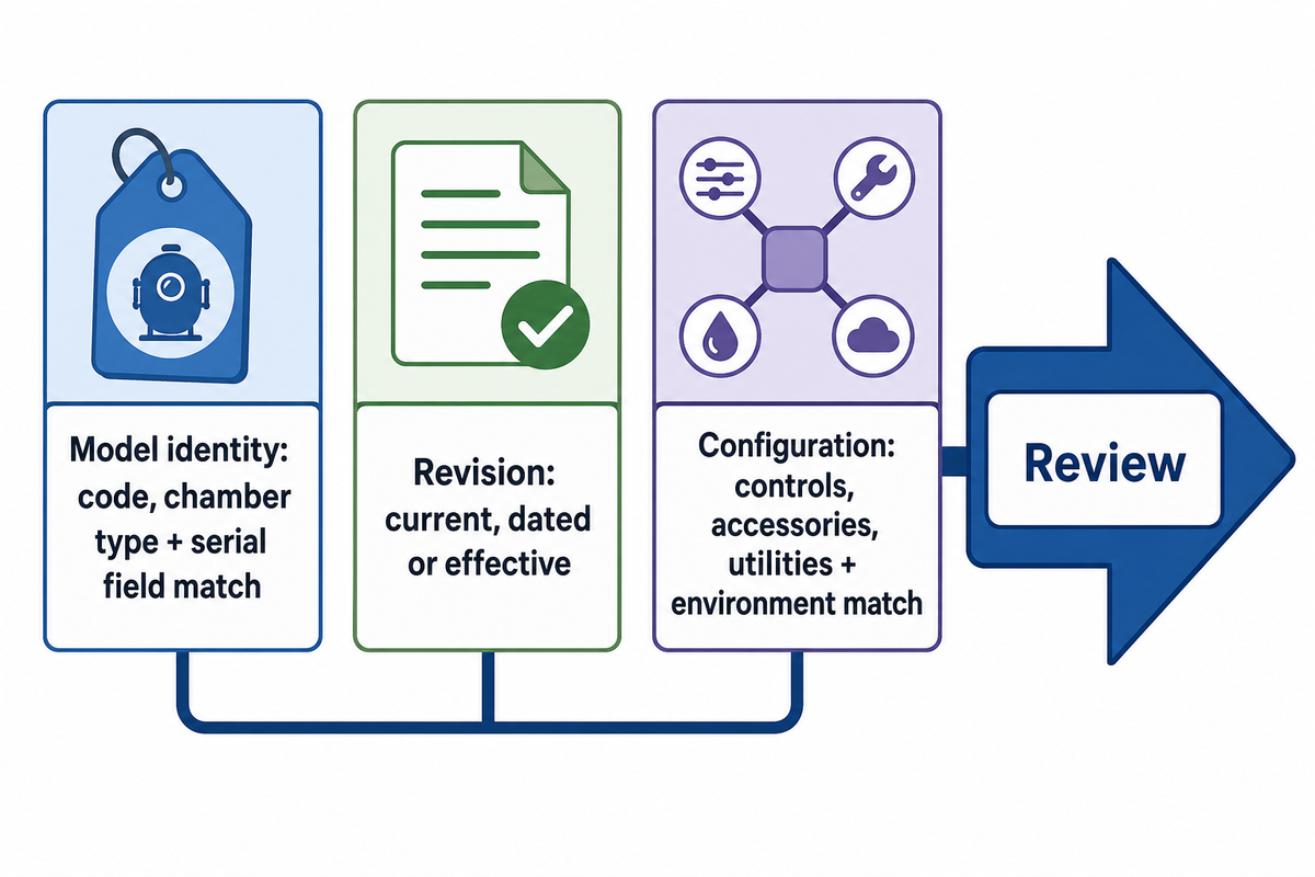 Apply the 3-Way Model, Revision, Configuration Test, Then Screen Changes — MACY-PAN
